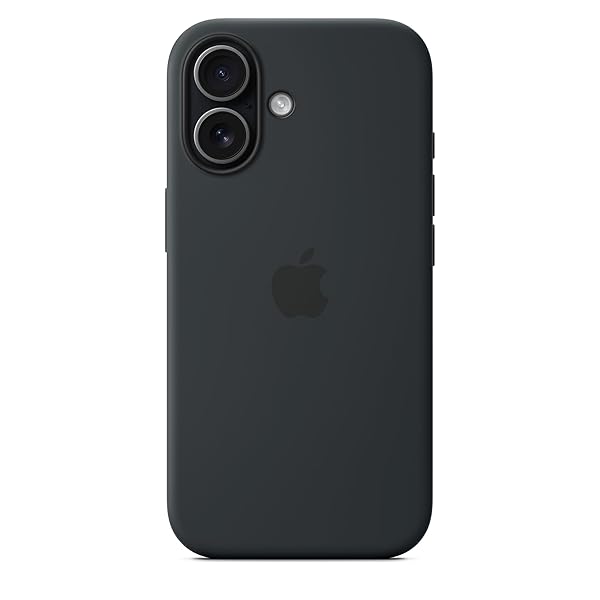 APPLE IPHONE 17 SILICONE CASE WITH MAGSAFE AND CAMERA CONTROL: LIGHTWEIGHT PHONE CASE, WIRELESS CHARGING COMPATIBLE, SMOOTH MATTE FINISH; BLACK