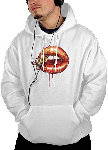 Men's Kiss-Insect Love My Red Lip Cute Hoodies