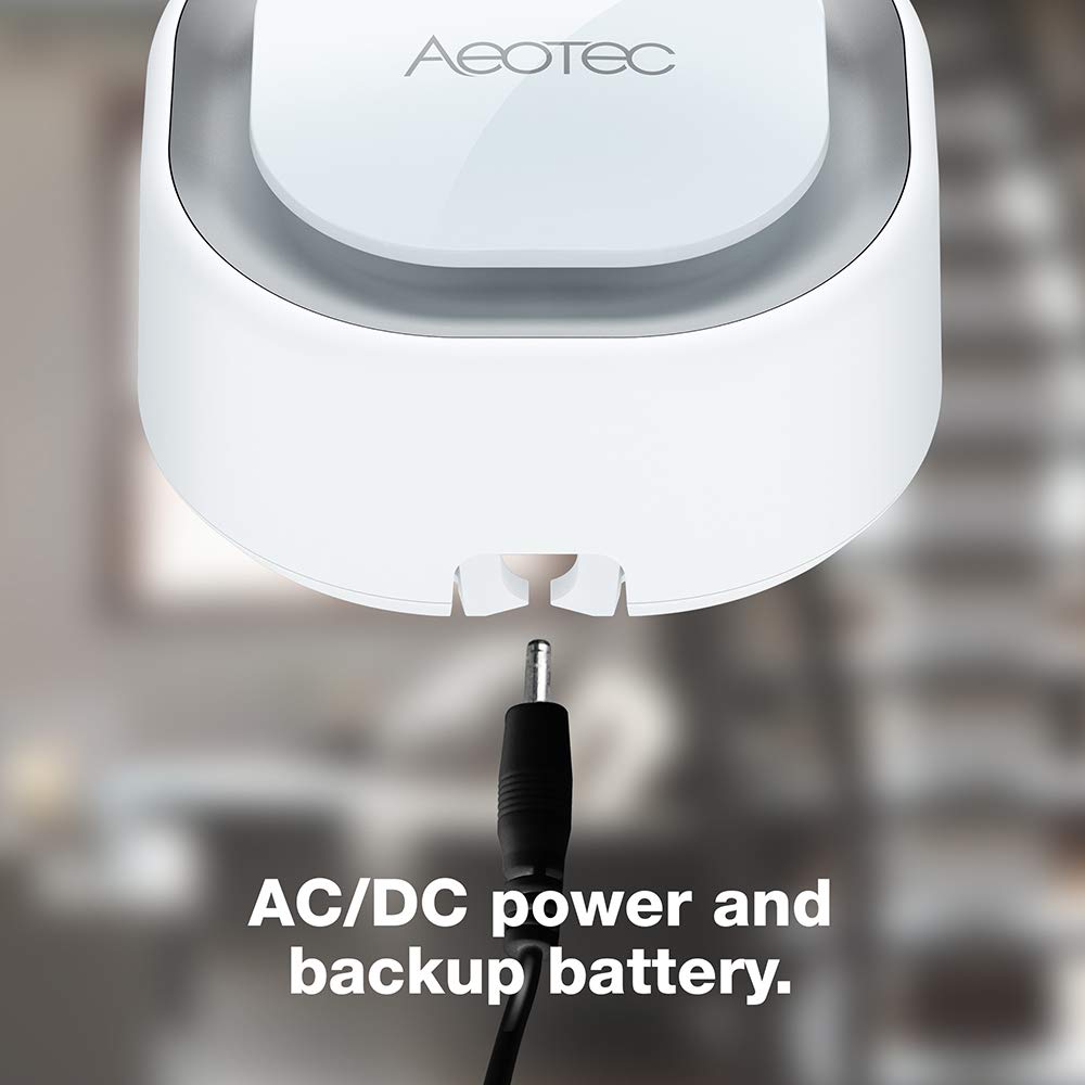 Security Aeotec Z-Wave Doorbell 6 with Outdoor Button, Z-Wave Plus, Wireless Chime, 110 dB, Audio and Visual Alerts Security Aeotec Z-Wave Doorbell 6 with Outdoor Button, Z-Wave Plus, Wireless Chime, 110 dB, Audio and Visual Alerts