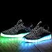Joansam 7 Colors LED Luminous Unisex Sneakers Men & Women USB Charging Light Colorful Glowing Leisur