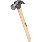 Performance Tool W1075 8 oz. Hardwood Handle Claw Hammer | Drop forged high carbon steel head. Mirror polished head with smooth face. Heavy duty construction