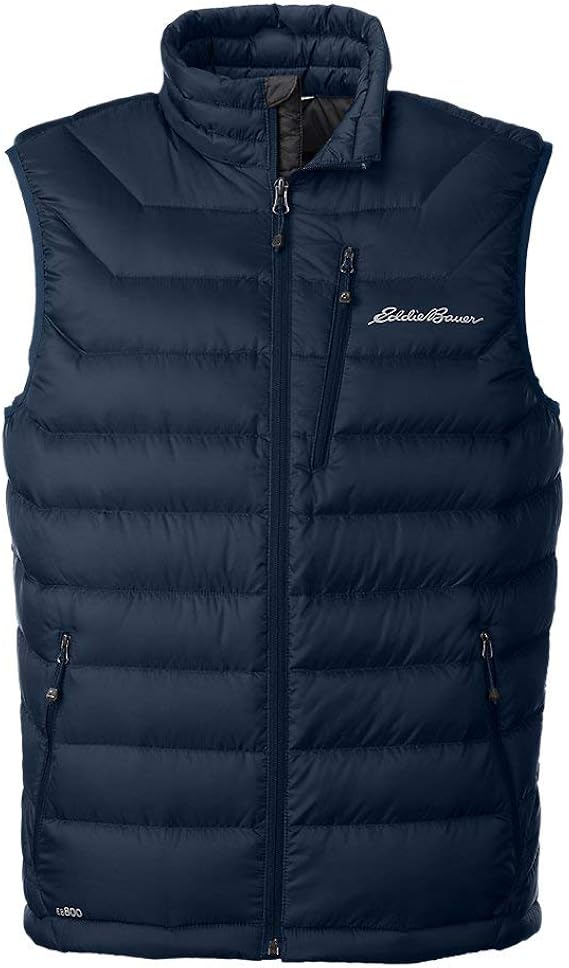 Eddie Bauer Men's Downlight Vest blue S Amazon.co.uk Clothing