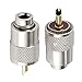ESUMIC PL259 Solder Connector Plug with Reducer for RG8X Coaxial Coax Cable 10Pack