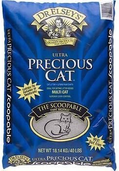 Precious Cat Ultra Premium Clumping Cat Litter, 80 Lb Jumbo Size by Precious Cat