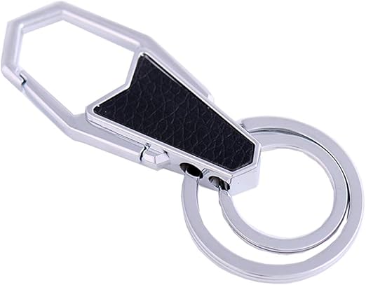 Amazon Co Jp ダブルリング Wリング式 キーホルダー 機能的 カラビナフック オシャレ デザイン 車 家 鍵 １２種類 種類10 ホーム キッチン