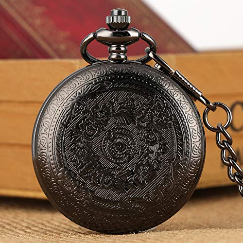 Udaney to My Husband Gifts for Wedding Husband for Him Wedding Aniversary Gifts，Engraved Pocket Watch with Box for Men