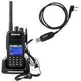 Retevis RT3 Two Way Radio DMR Digital/Analog UHF 400-480MHz 1000CH 2000mAh VOX Walkie Talkies With Earpiece And Programming Cable