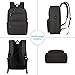 Tocode Laptop Backpack with USB Charging Port Fits up to 15.6-Inch Laptop and Notebook Black