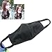 3PCS Anti-dust Cotton Mouth Face Masks For Breathe Healthy Filters Dust, Pollen, Allergens, Flu Germs ,Black & Pink & Gray