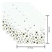 Aneco 150 Pack Napkins White with Gold Stars Cocktail Napkins for Wedding, Party, Birthday, Dinner, Lunch, Napkins with 2 Layers, 5 by 5 Inches