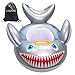 R HORSE Shark Shaped Baby Swimming Pool Float Cartoon Inflatable Fish Swimming Ring for Kids Toddles Aged 9-36 Months