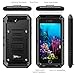 iPhone 8/7 plus Case,[Waterproof] Premium Protective Metal Extreme Water Resistant Shockproof Military Bumper Heavy Duty for iPhone 8/7 plus 5.5 Inch-Black