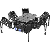 18DOF Hexapod Robot for Arduino Programming, Spider Walking Crawling Self-Balancing AI Vision Voice Control Obstacle Avoidance, STEM Education Open Source Robot with Tutorials, miniHexa Standard Kit