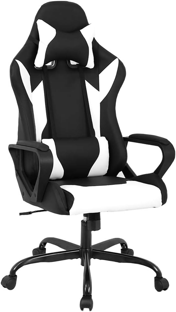 Gaming Chair Racing Chair Office Chair Ergonomic High Back PU Leather PC Computer Chair Rolling