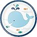 Party City Lil' Spout Blue Whale Baby Shower Plates, Napkins, Banner & Balloons for 16 Guests