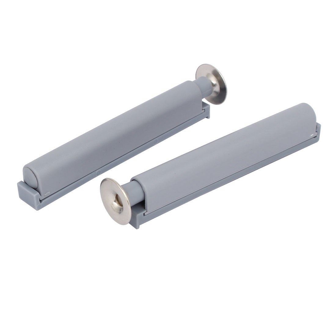 Sourcingmap Kitchen Cabinet Cupboard Door Push Press Open Catch Touch Latch Gray 2pcs