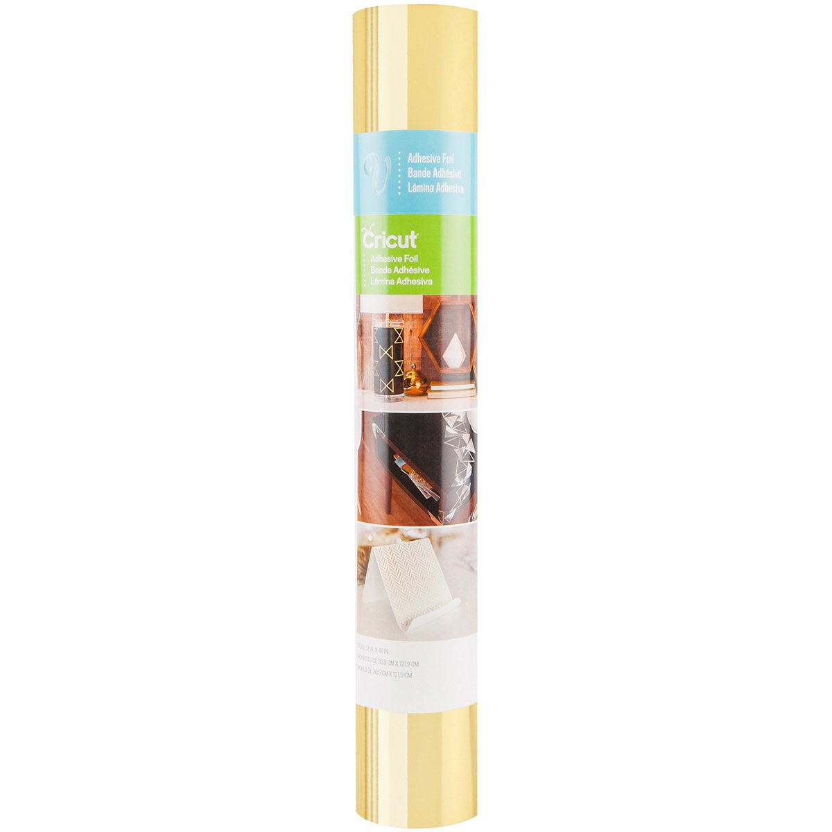 Cricut Foils - 12" x 48" Adhesive Metallic Foils - Metallic Gold