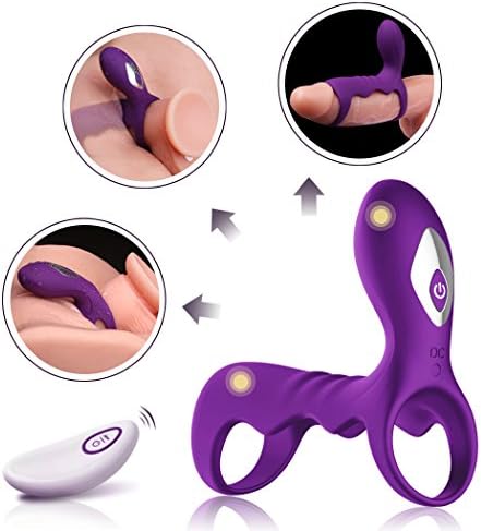 V-îbrâting C&õ-ck R-îng Remote Control Wireless Vîbërâte P&enîs V-îbrâtõr for Men Tshirt