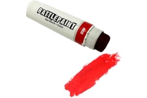 EyeBlack BattlePaint – Bright Colored Under Eye Black Grease for Pro Athletes and Super Fans – Baseball, Softball, Football – 1 Stick – Red