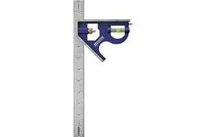 Irwin Tools Combination Square, Metal-Body, 12", 1794469 , Blue