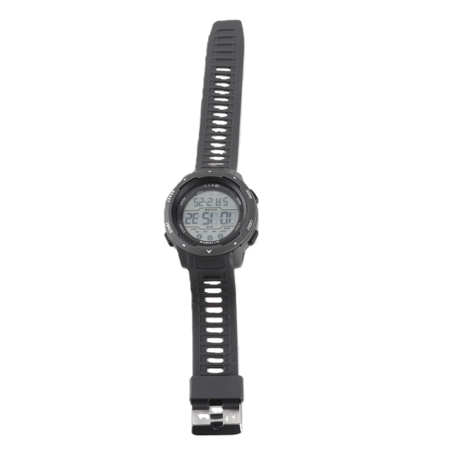 SPYMINNPOO Digital Sports Watch, Multifunctional Waterproof Luminous Timing Mens Sport Running Watch for Outdoor (Gray)