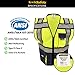 KwikSafety - Charlotte, NC - SHERIFF Safety Vest [Multi-Use Pockets] Class 2 ANSI OSHA High Visibility Vis Reflective Heavy Duty Solid Mesh Zipper HiVis Construction Surveyor Work Men/Blue 2XL