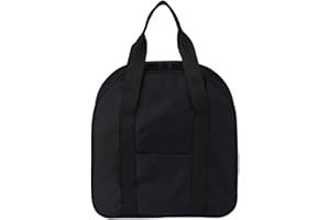 YELAIYEHAO Cable Bag - Jumper Cable Bag - Storage & Organizer for Cables, Cords, and Hoses (A, Black)