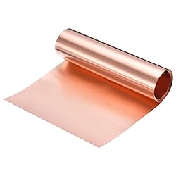 uxcell Copper Sheet Roll 2000mm x 120mm x