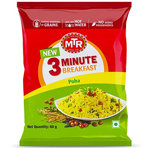 MTR 3 Mins Breakfast Poha Pouch 60g