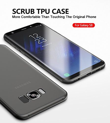 Luxury Case For Samsung Galaxy S8 Ultra Thin Super Flexible Soft Silicone Touch Back Cover Case