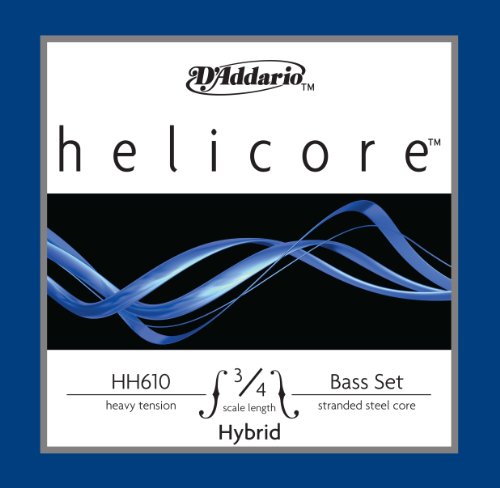 DAddario Helicore 3/4 Scale Heavy Tension Hybrid Bass String Set