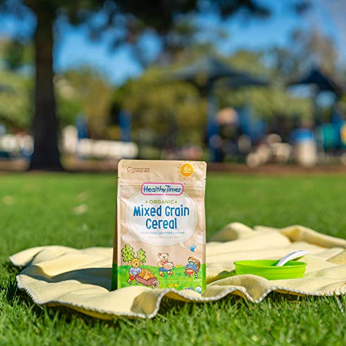 Healthy Times Organic Whole Grain Mixed Grain Cereal for Baby, 5 Ounce