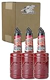 Finest Call Premium Raspberry Fruit Puree Drink Mix, 1 Liter Bottle (33.8 Fl Oz), Pack of 3
