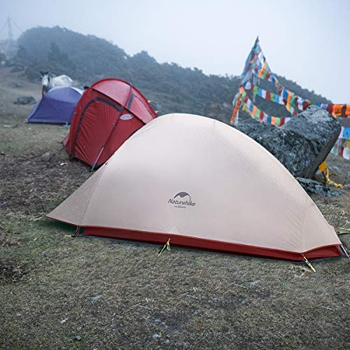 Naturehike CloudUp 1, 2 and 3 Person Lightweight Backpacking Tent with