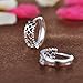 Infinite U Huggie Earrings 925 Sterling Silver Small Hoop Infinity Shape Hollow Love Heart Cartilage for Women