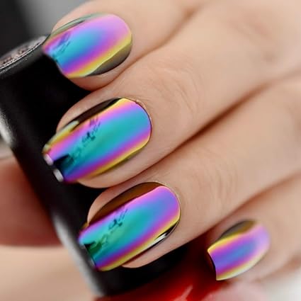 Immagini Unghie Di Natale.Meiyy Decorazione Unghie Decorazione Natalizia Per Unghie Di Buon Natale Rosa Rossa Cervo Di Natale Unghie Finte Punta Quadrata Media Per Unghie Nella Scatola 24 Amazon It Bellezza