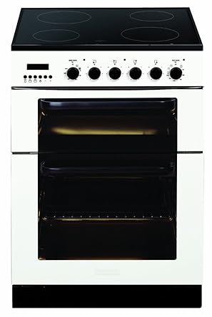 Baumatic Bce625w Electric Cooker Free Standing White Amazon Co Uk