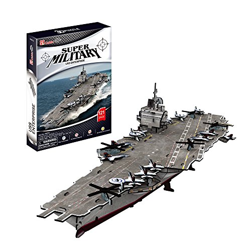 Puzzles CubicFun3D Ship Model Puzzle,USS Enterprise Aircraft Carrier