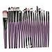 Makeup Brush Set MAANGE 20 Pieces Professional Eye Makeup Cosmetics Brush Set（Purple）