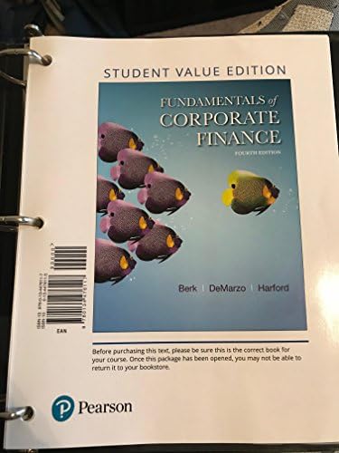 Corporate Finance, 6th edition: Jonathan Berk: 9780137845026