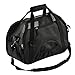 PETTOM Soft-Sided Pet Carrier for Dogs Collapsible Cats Travel Bag Under Seat Airline Approved Tote Fleece Pet Mats Included Escape Proof- M Black