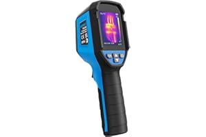 ACEGMET TR120E Thermal Imaging Camera, 120 x 90 IR Resolution Handheld Thermal Camera 10800 Pixels, 25 Hz Refresh Rate Thermal Imager with Laser Pointer, 2.4" LCD Screen, IP54, -4°F~752°F Range