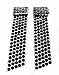VViViD Hook 'N Loop 3/4 Inches Industrial Strength Black Adhesive 250 Dot Roll Pack