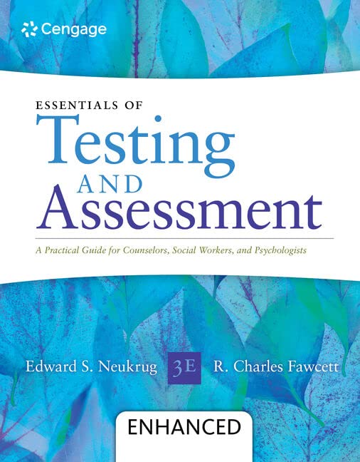 Essentials of Testing and Assessment A Practical Guide for Counselors