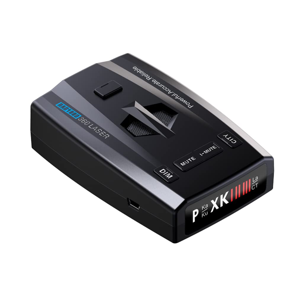 Photo 1 of KACEPAR Car Radar Detector 360 Degree Monitoring, 4 Mode 3 Speed Measurement Method 3 Language, 300-1000m Long Distance Remote Warning, Radar Full Frequency Reception