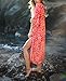 Hibluco Women's Fashion Floral Print Kimono Cardigan Long Tops Loose Cover Ups (X-Large, K 32)