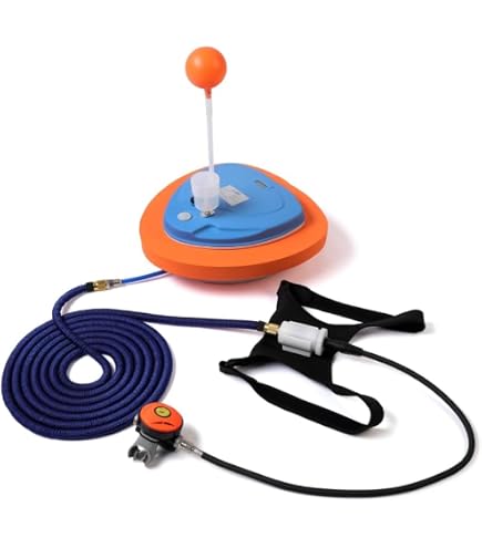 Système De Plongée Sans Bouteille HQLYZJDV - Ventilateur Rechargeable Avec Tuyau 10 M - Jusqu'à 3,5h D'autonomie à 10m De Profondeur