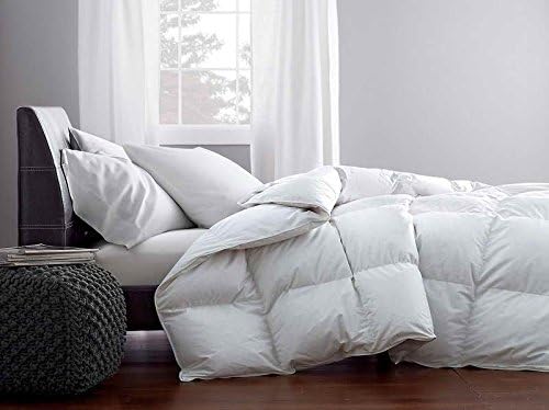 Premium Down European White Down Comforters, Medium Warmth, Hypoallergenic Ultra Clean Down, 233 TC, 100% Cotton (King 96" x 108")