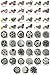 RUSSIAN PIPING TIPS 29 Piece set Easy To Use Complete Kit For Cake Icing Decoration. Includes 27 Food Grade Stainless Steel Flower Tips, 3-Color Coupler, Reusable Silicone Bag