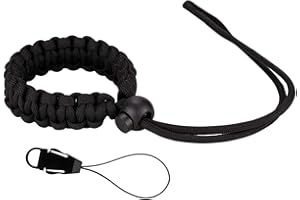 A ALLZEDREAM Allzedream Camera Wrist Strap Paracord Bracelet Adjustable for DSLR Binocular Cell Phone